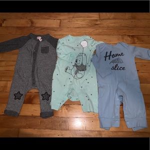 🎉 2 for $20 🎉  3 long sleeve/footless sleepers